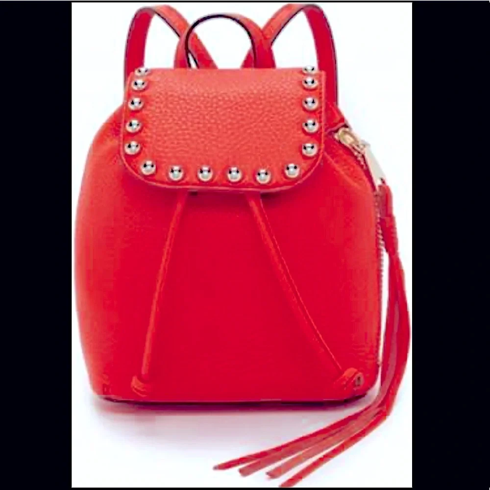 “LIKE NEW” REBECCA MINKOFF BACKPACK (POPPY RED) - Picture 1 of 9